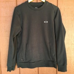 Womens Oakley Black Crewneck Sweatshirt